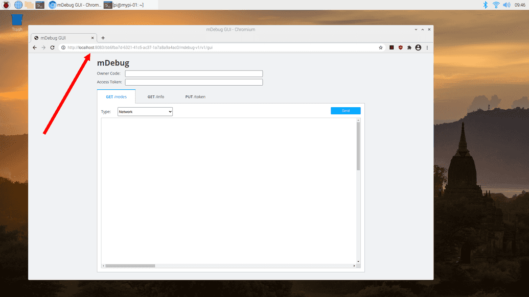 mdebug gui